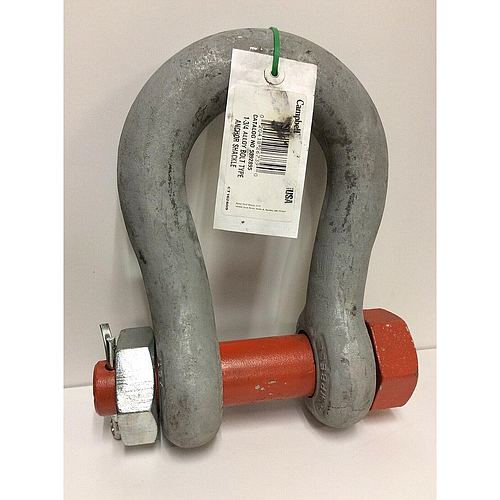 [5392895] Anchor Shackle Bolt Type Campbell 1.75" USA Clevis Forged Alloy 40 Ton WLL Super Strong